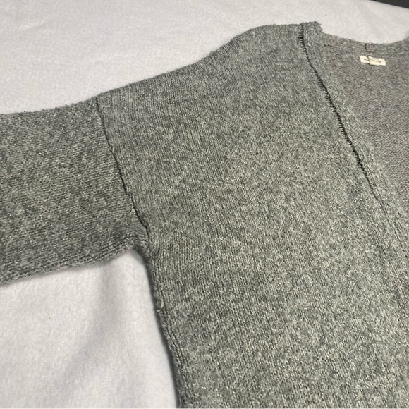 Urban Outfitters Gray Long Cardigan Open Front Sweater Size M #1398 - Picture 8 of 14